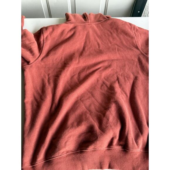The North Face Pullover Sweatshirt Hoodie Red Men's Large Logo - Picture 4 of 4
